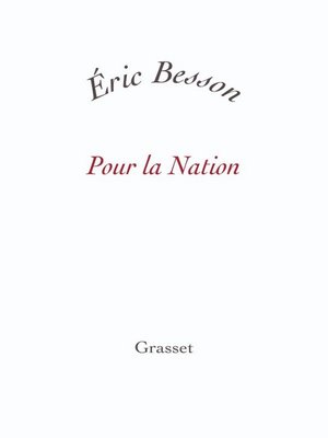 cover image of Pour la nation